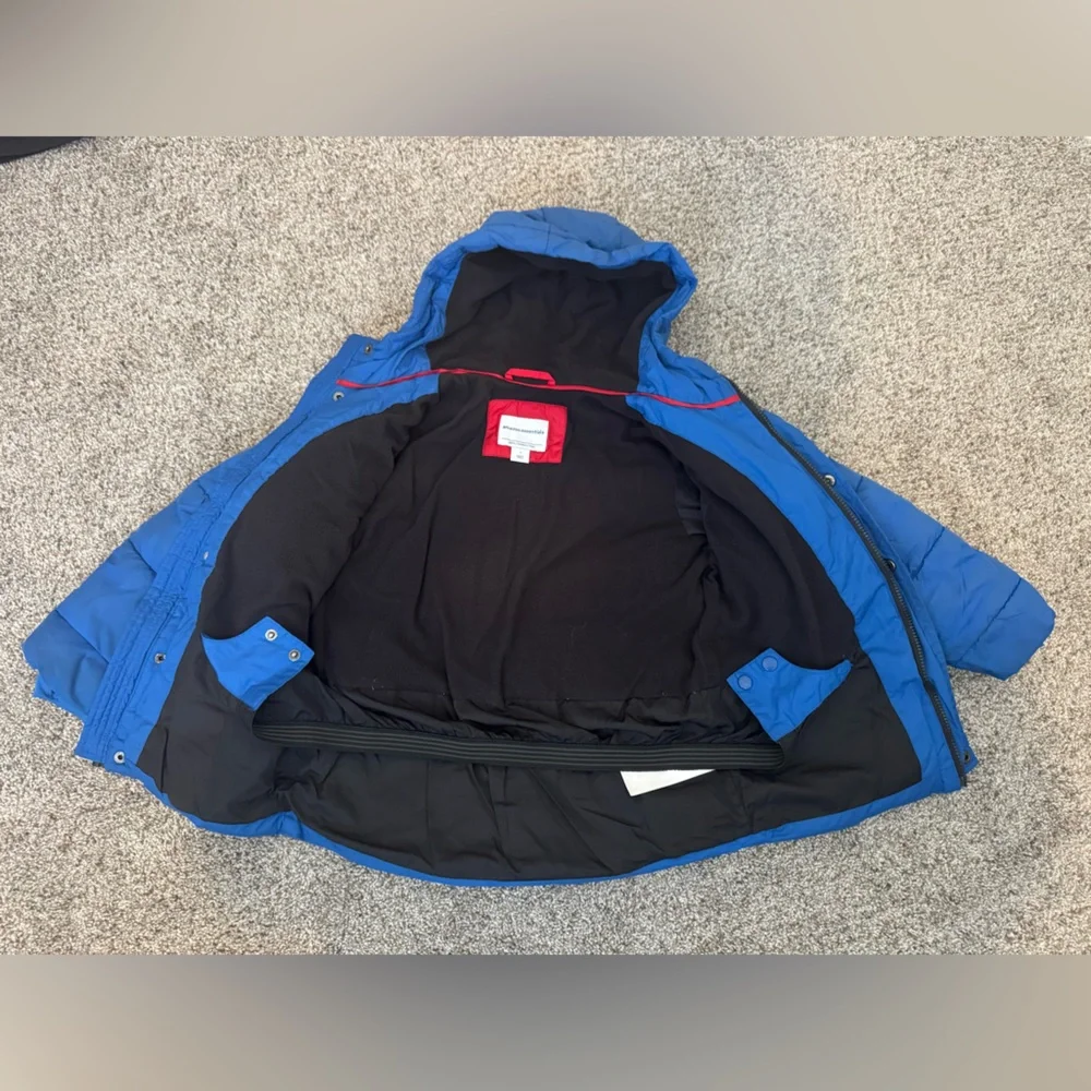 Blue and Black Kids winter Jacket